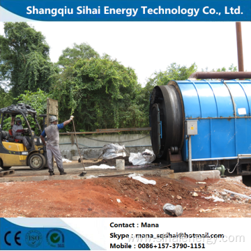 Environmental tires recycling plant